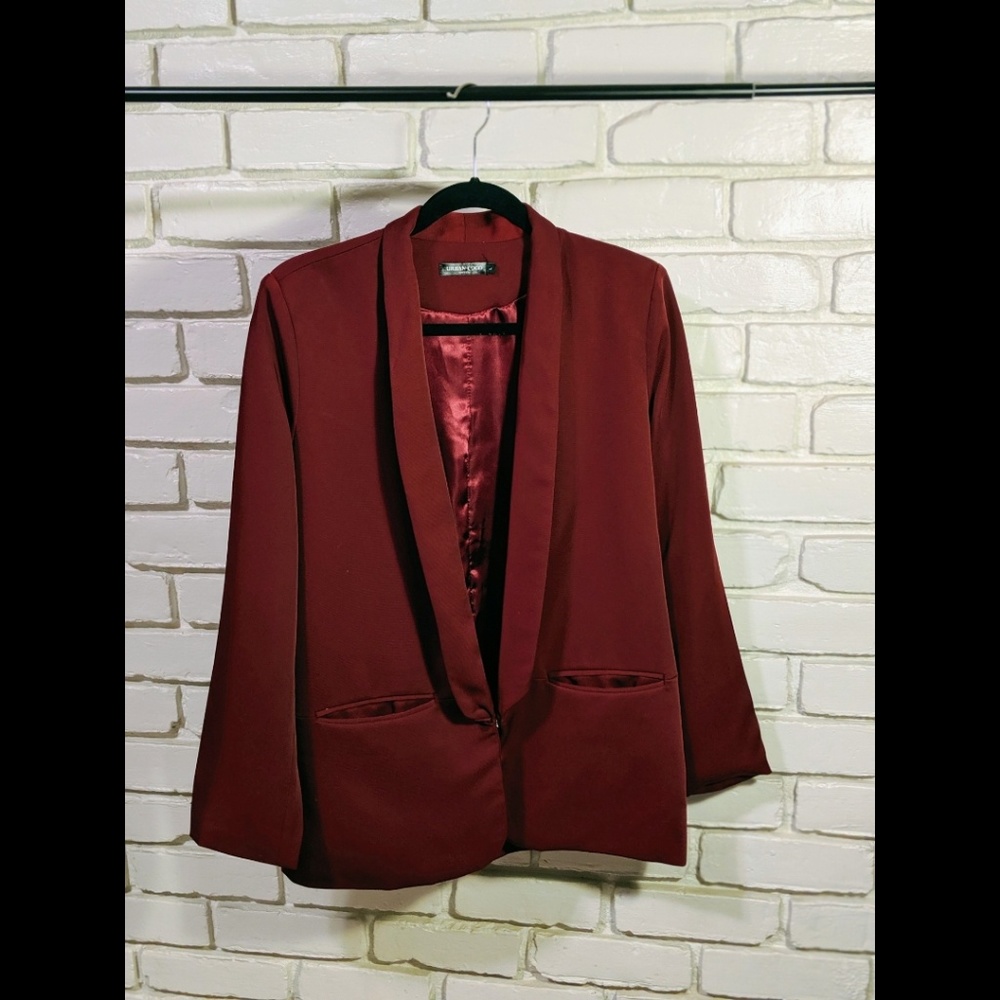 Urban Coco Burgundy Blazer